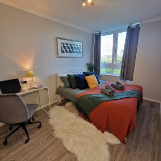 NEW, Refurbished Modern & Spacious 1 Bed Flat Westfield Shepherd's Bush Free Wi-Fi Super King Bed - London - 5
