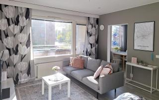 Kaunis keskustayksiö parvekkeella,wifi,free parking - 9