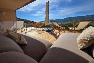Appartement 2 pièces superbe vue mer clim et wifi piscine chauffée - Serra di Ferro - 8
