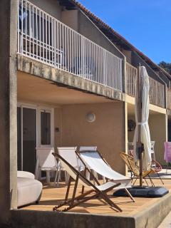 Appartement 2 pièces superbe vue mer clim et wifi piscine chauffée - Serra di Ferro - 7