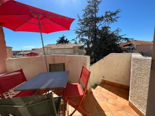 Appartement climatisé pour 2 pers avec parking proche plage - FR-1-338-618 - Sète - 3