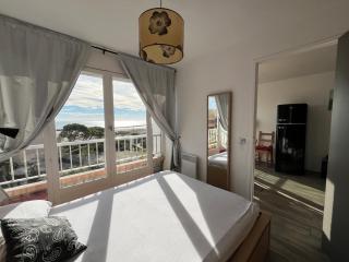 Appartement pour 4 face à la mer avec parking privé, à Sète - FR-1-338-619 - Sète - 8