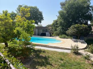 Le mazet en été en garrigue nimoise - Nîmes - 4