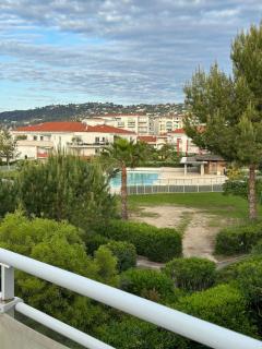 T2 dans résidence standing Juan Flore dernier étage avec terrasse vue mer - Antibes - 5