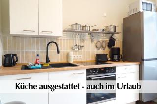 Großraum-Apartments mit 2SZ, WZ, Küche, Smart-TV, Parken, etc - Erfurt - 4