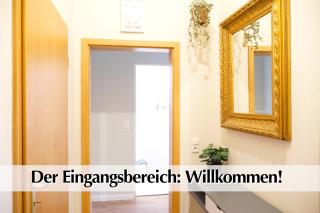Ihr Rückzugsort in Erfurt - Großzügiges Altbau-Apartment mit 2SZ, Kingsize Betten, Nobilia Küche, 55 Zoll Smart-TV, 250Mbts WiFi, kostenloses Parken - Nur wenige Minuten vom Zentrum und Nordstrand entfernt - Kostenloser Waschraum im Gebäude - 4