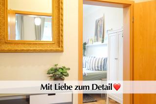 Ihr Rückzugsort in Erfurt - Großzügiges Altbau-Apartment mit 2SZ, Kingsize Betten, Nobilia Küche, 55 Zoll Smart-TV, 250Mbts WiFi, kostenloses Parken - Nur wenige Minuten vom Zentrum und Nordstrand entfernt - Kostenloser Waschraum im Gebäude - 9
