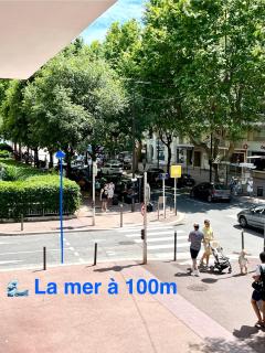 Studio Standing 100m de la mer avec balcon Fort Dauphin - Antibes - 4