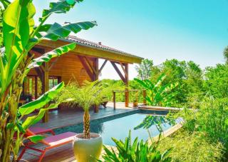 Villa éco-lodge sur pilotis - Piscine, Vélo, Plancha - entre Bayonne et Hossegor - Saint-Laurent-de-Gosse - 0
