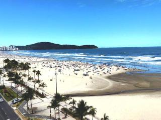 APARTAMENTO FRENTE PARA O MAR - pé na areia - Praia Grande - 0