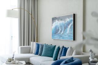 Nasma Luxury Stays - Calming Blues Stylish 1BR in Hayat Island - 3