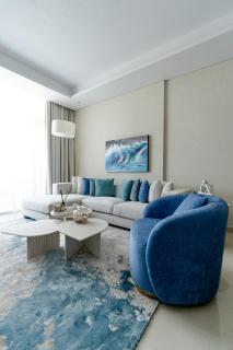 Nasma Luxury Stays - Calming Blues Stylish 1BR in Hayat Island - 0