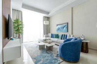 Nasma Luxury Stays - Calming Blues Stylish 1BR in Hayat Island - 1