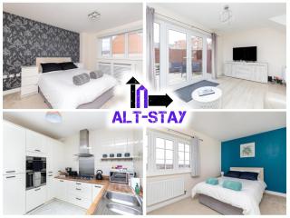 Alt-Stay Accommodation, City Fields - 4 Bed 3 Bath - Contractors & Long Stays - Wakefield - 0