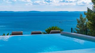 NEW! Seaview Villa ABA with 38sqm heated infinity pool, 4 bedrooms, Media room, 150m from sea - Podstrana - 6