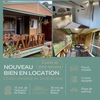 Chalet climatisé en Haute-Corse 500m plage - camping Marina di Sorbo - Sorbo-Ocagnano - 9