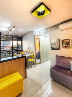 Studio Pantanal Comodidade e localização em prédio de luxo - Campo Grande - 9
