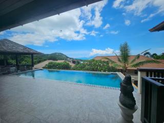 Large Luxurious 3 bedrooms Private Pool & Private Gym villa I Breathtaking Koh Phangan Seaview - Bangrak Beach - 0