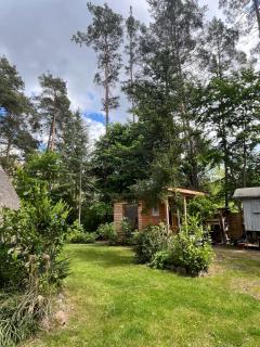 Ferienhaus Reetdach 1300qm Privatgrundstück Bootssteg Sauna Templin Lübbesee Uckermark Erholung pur Seenplatte - Petersdorf - 9