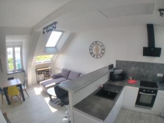 T2 centreville, parking gratuit,1 chambre, 4 pers, lumineux, climatisation - Lorient - 9