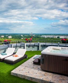Skyhouse Riga Private Penthouse and SPA - Riga - 0