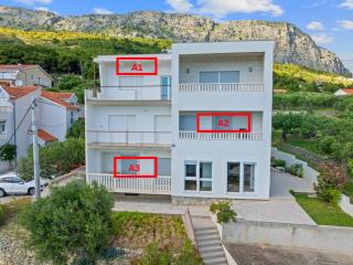 Apartment in Duce with sea view, terrace, air conditioning, WiFi 3423-1 - Duće - 8