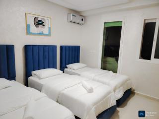 Appartement de 3 chambres avec piscine et climatiseur sur la Plage de Achakar - Tanger - 7