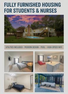 Furnished 7BR Home with Pool - Executive-Style, North Housto - Houston - 0