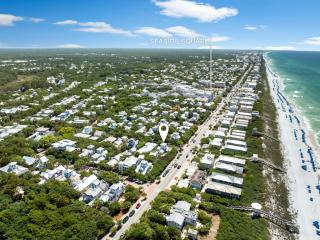 Seaside 75 ft ACROSS from BEACH 4 BR & Bikes Main House and Carriage House - 4