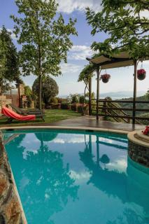 Aenaon Villa with Private Pool Panoramic view - Miléai - 3