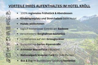 Hotel Gasthof Kröll - inkl Nationalpark-Karte, 1 x Grossglockner Hochalpenstraße kostenlos, verschiedene Bergbahnen kostenlos, Badesee kostenlos, Bus & Zug kostenlos, regionale Küche - Niedernsill - 9