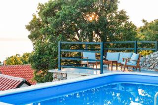 Stone villa with open sea views and pool, in the heart of Nature Park, the sound of silence - by TRAVELER tourist agency Krk - ID 2681 - 5