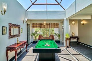 SaffronStays Blissfort - 5BHK Villa in Pawna with Infinity Pool, Games Room & Valley Views - 9