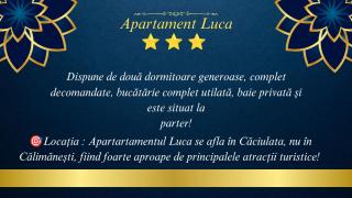 Apartament Luca - Călimăneşti - 9