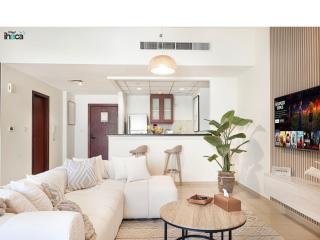 Boho Studio Beachfront Ain Sea View JBR Walk 1min - 4