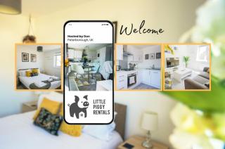 2 Bedroom Apartment By Littlepiggyrentals Short Lets & Serviced Accommodation Peterborough With Fast Wi-Fi & Free Parking - Peterborough - 0