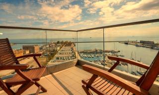 Platinium Sea Towers Gdynia - widok na morze - Gdynia - 0