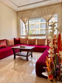 Bright Apt with Balcony, WiFi, Parking and Pool Resort - Bouznika - 5