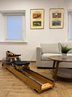 Modernes Bauernhaus - 3 Schlafzimmer, Küche, Bad, Wohnzimmer, Kaminofen, WaterRower - - 3