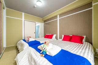 Newly opened Hotel Baika Family friendly Free parking 10 minutes to USJ 2room - Osaka - 5