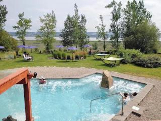 Family 9 people - pool - pickleball - Beaupré - 8