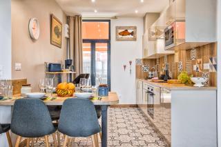 VILLA 139 LA VAGUE - FRONT DE MER - appartement contemporain et terrasse sur cour - 2 à 6 personnes - Rez-de-chaussée - Houlgate - 5