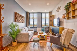VILLA 139 LA VAGUE - FRONT DE MER - appartement contemporain et terrasse sur cour - 2 à 6 personnes - Rez-de-chaussée - Houlgate - 9