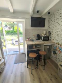 Le Tigîte B&B, Suite autonome avec entrée indépendante, petit-déj et linge fourni, pour 1 à 4p -Queen size et canapé lit double- - Allaire - 4