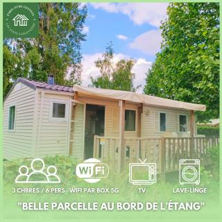 Mobilhomes Cozy 2 ou 3 chambres en bordure d'étang Camping 3 étoiles - Ivry-la-Bataille - 7
