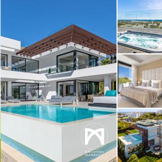 VACATION MARBELLA I Villa Martinica, Turquoise Heated Pool, Rooftop Hot Tub with Sea View, Cine Room, 5 min to the Beach - 0