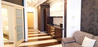 Апартаменты CHOCOLADE в Мост Сити, зал и 1 спальня, вид на реку, балкон Ванна - 2