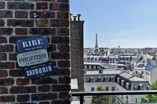 Studio Terrasse vue incroyable sur Tour Eiffel - Parijs - 0