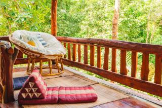 Romantic Treehouse w/ Boho Balcony + Fast Wifi - Ban Nok - 3