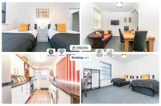Wigan Work-Ready 3BR House Sleeps 6 Guests - 0